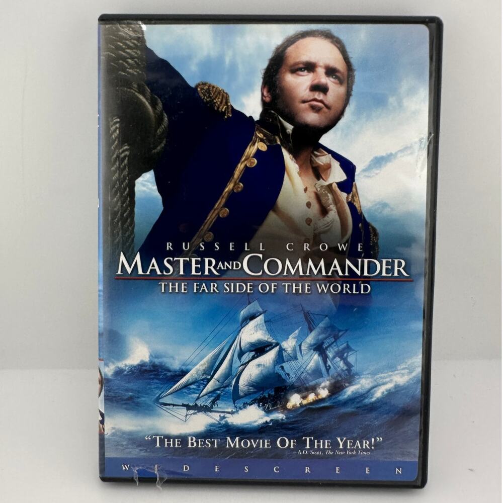 Master and Commander Far Side of the World DVD 2003 Russell Crowe Widescreen